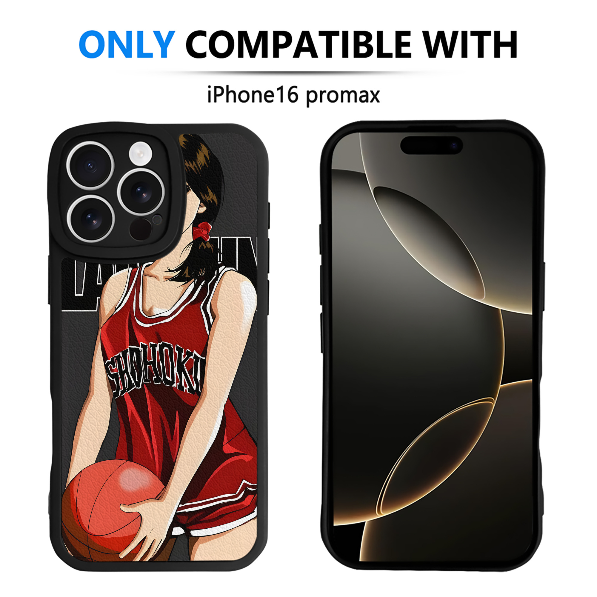 （画像用） SLAM DUNK／スラムダンク 【iPhone 16シリーズ対応】シリコンスマホケース（レザー調） 材質：シリコン